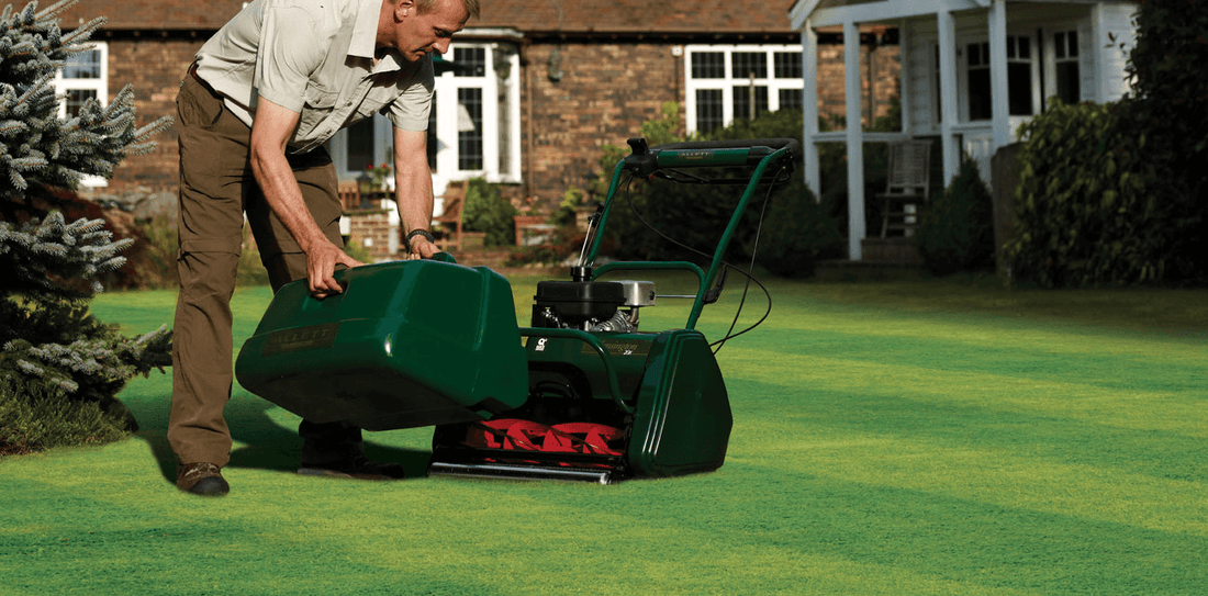 allett mower lawn