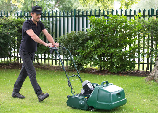 Steve with homeowner range mower