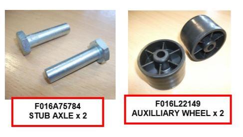 Allett QCSWK Auxiliary Wheel kit