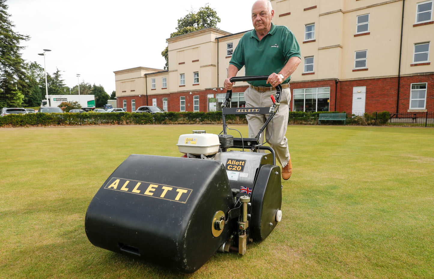 Allett C20 Gas Cylinder Reel Mower (Power-unit with Grassbox)