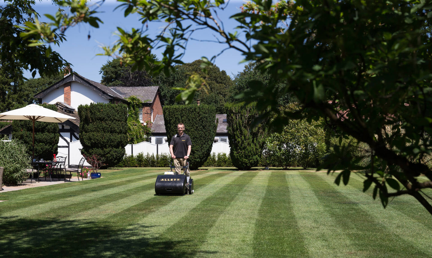 Allett C24 Gas Cylinder Reel Mower (Power-unit with Grassbox)