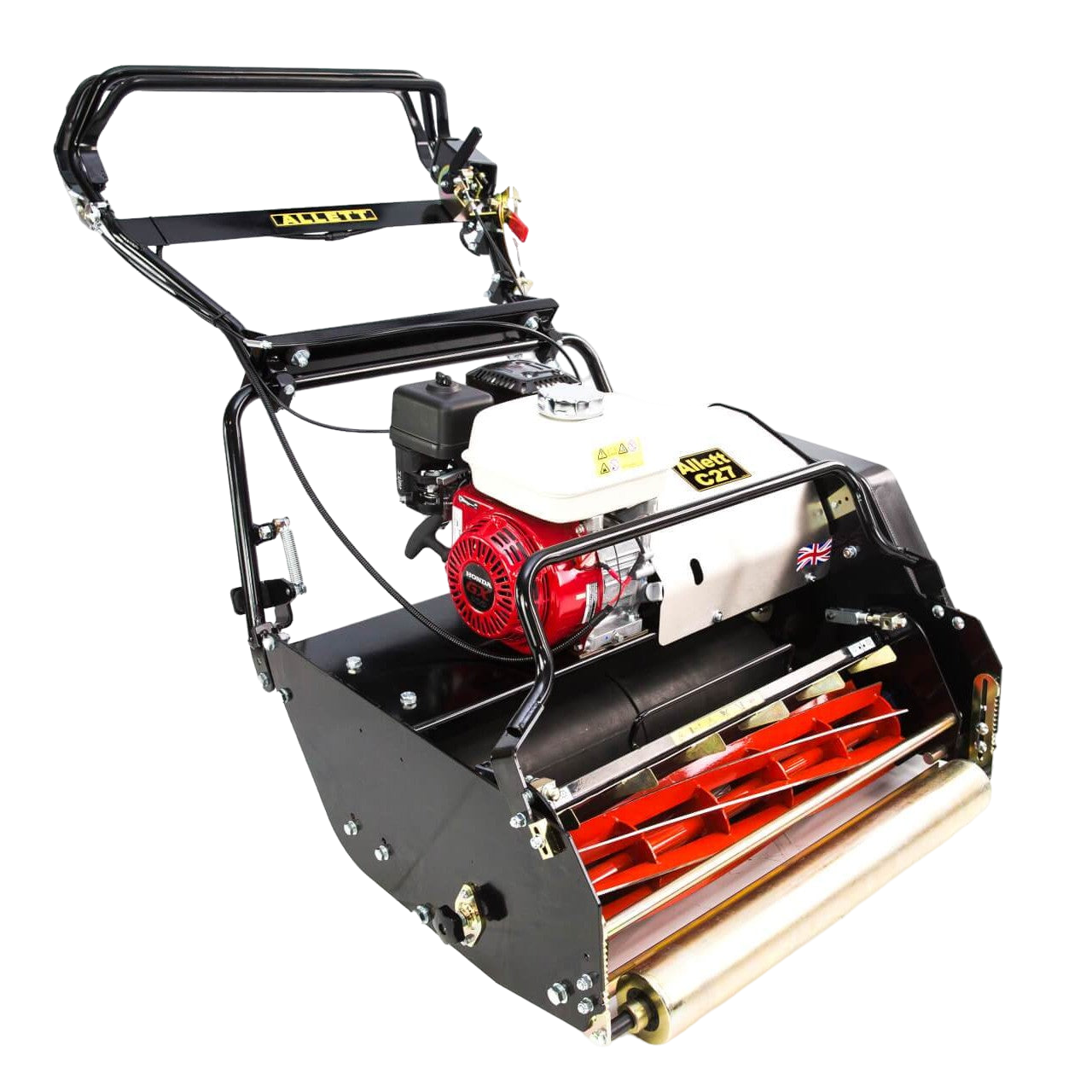 Allett C27 Gas Cylinder Reel Mower (Power-unit with Grassbox)