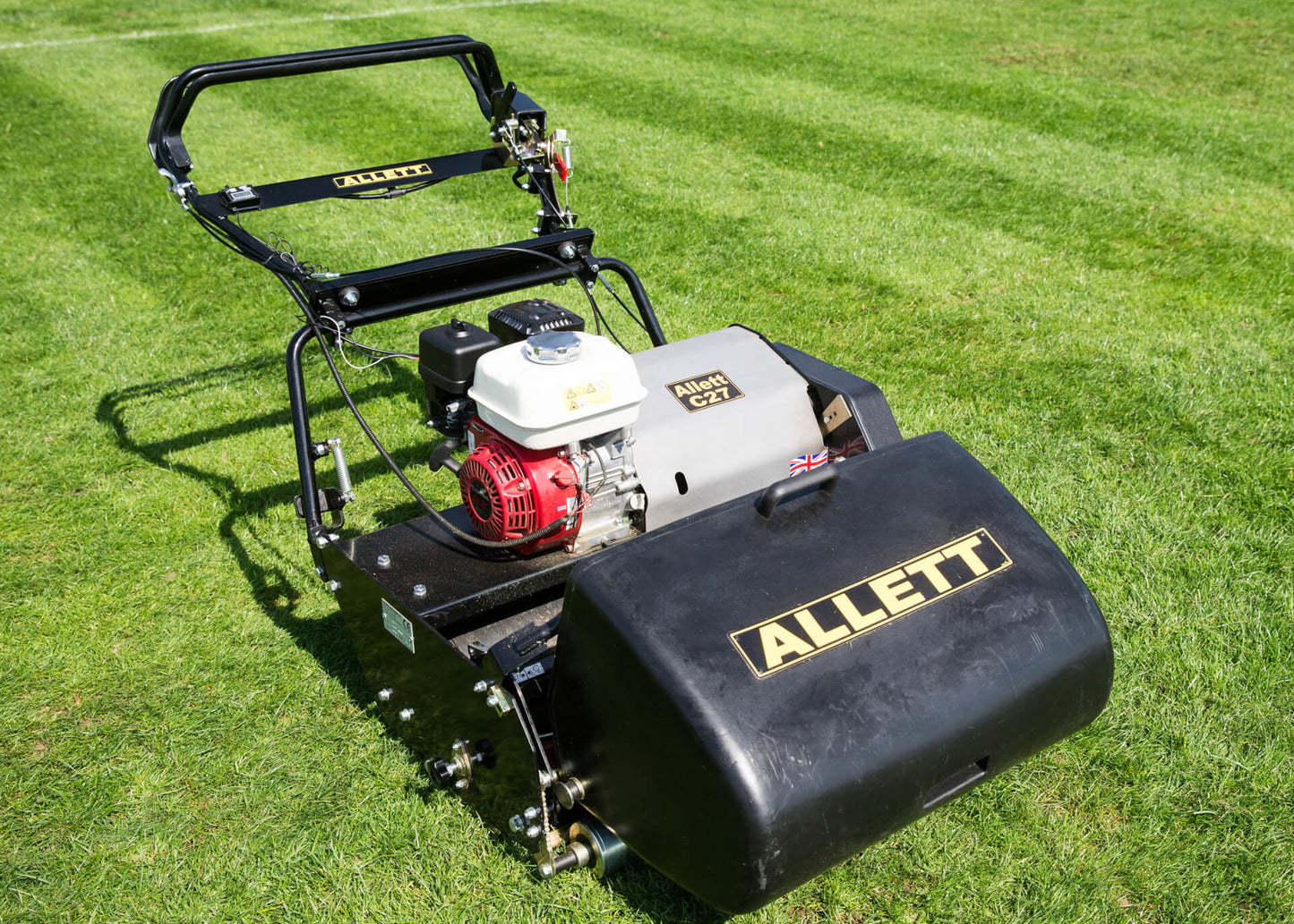 Allett C27 Gas Cylinder Reel Mower (Power-unit with Grassbox)