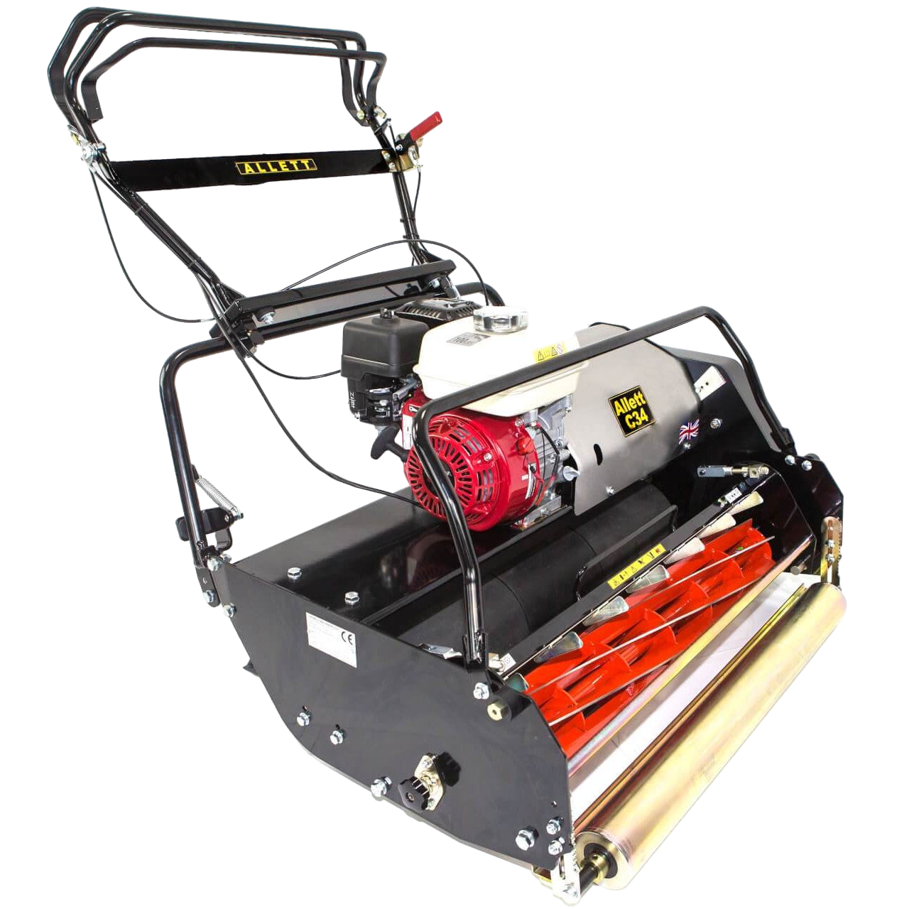 Allett C34 Gas Cylinder Reel Mower (Power-unit with Grassbox)