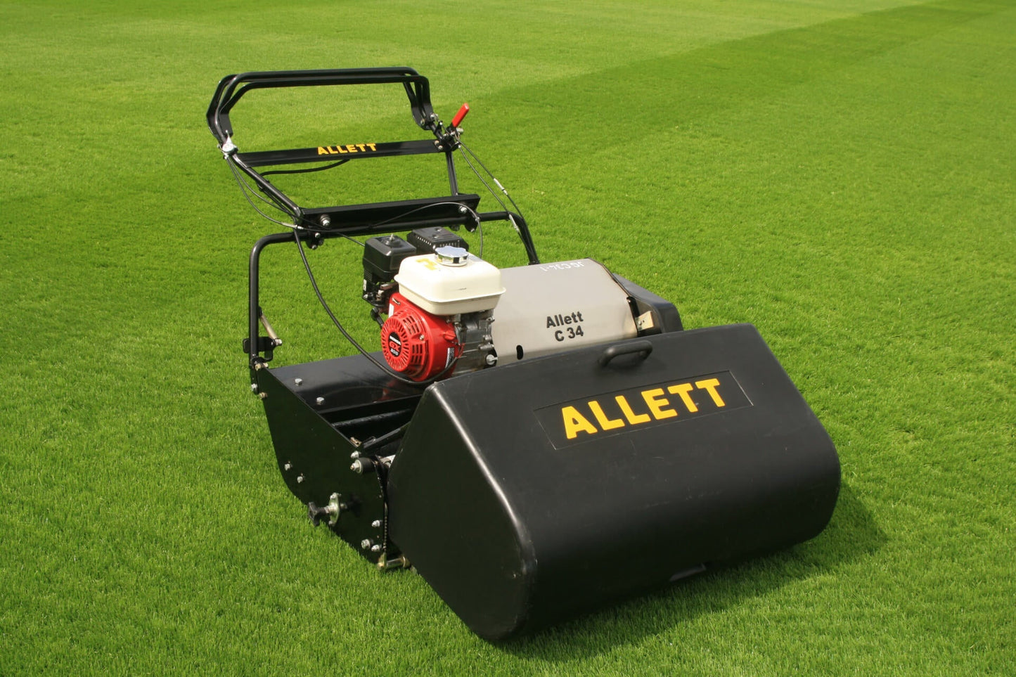 Allett C34 Gas Cylinder Reel Mower (Power-unit with Grassbox)