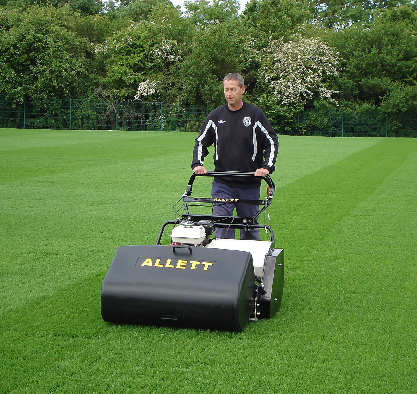 Allett C34 Gas Cylinder Reel Mower (Power-unit with Grassbox)