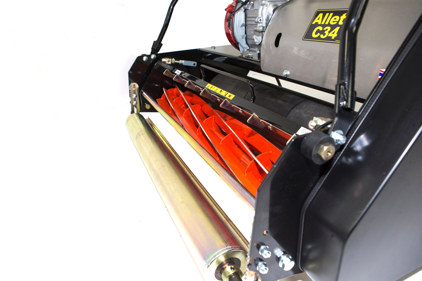 Allett C34 Gas Cylinder Reel Mower (Power-unit with Grassbox)