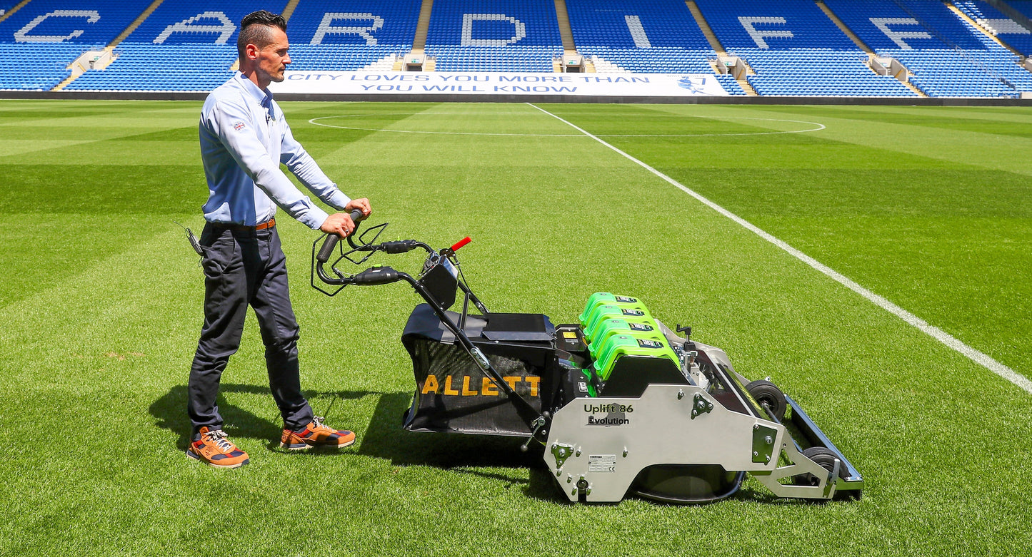 Allett Uplift 86 Evolution Battery Stadium Rotary Mower