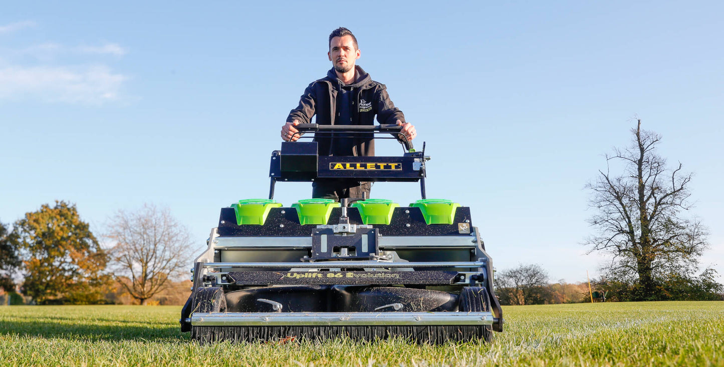 Allett Uplift 86 Evolution Battery Stadium Rotary Mower