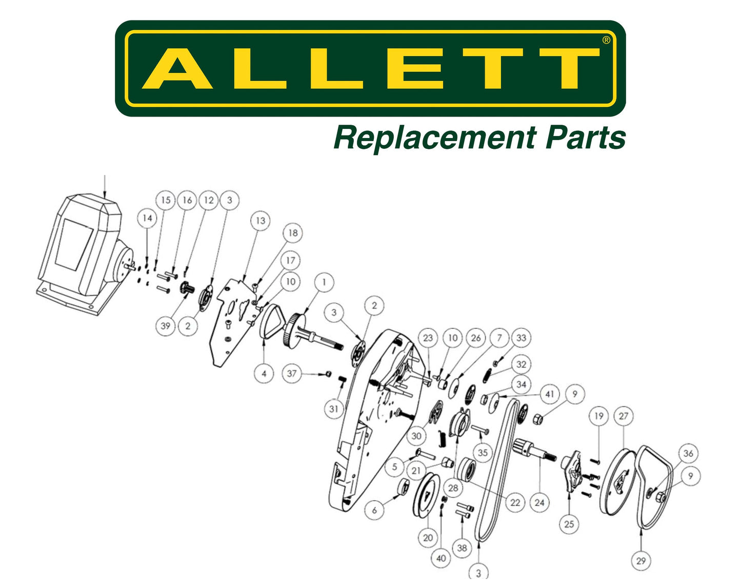 Rear Motor Roller Assy